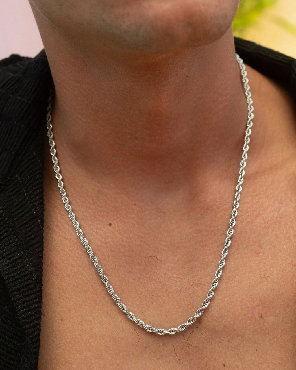 Classic Silver Rope Chain