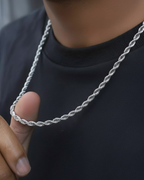 Classic Silver Rope Chain