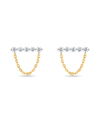Celeste Chain Drop Earrings