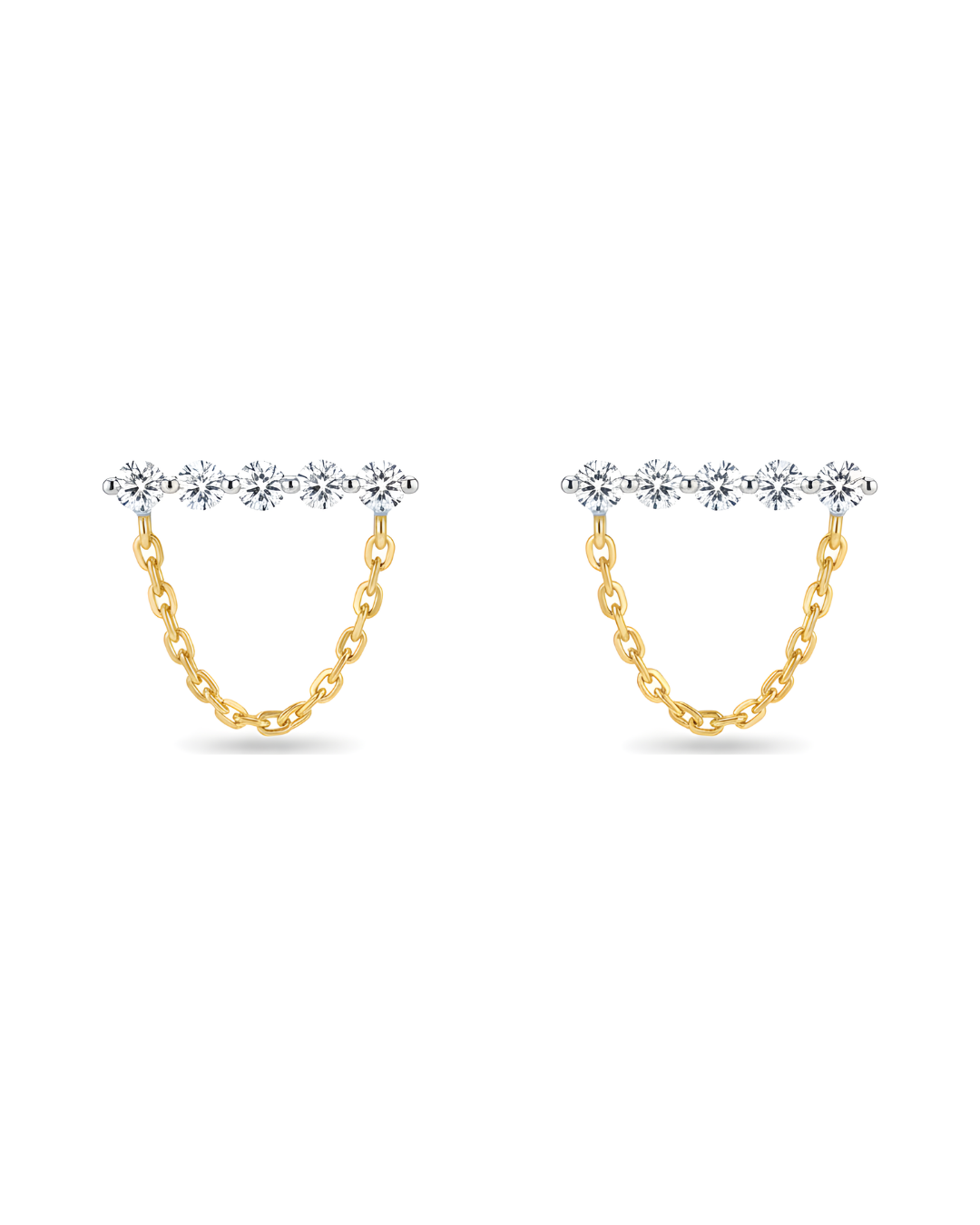 Celeste Chain Drop Earrings