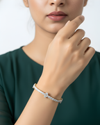 Stone set bangle