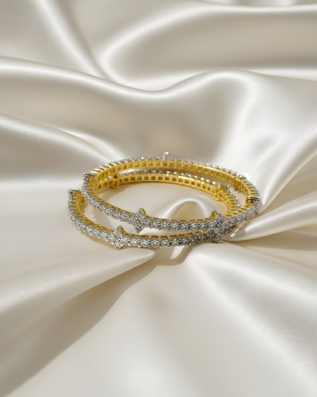 Stone set bangle
