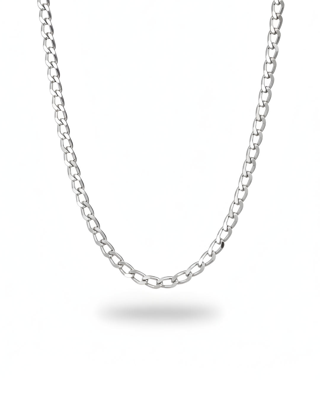 Silver Curb Chain
