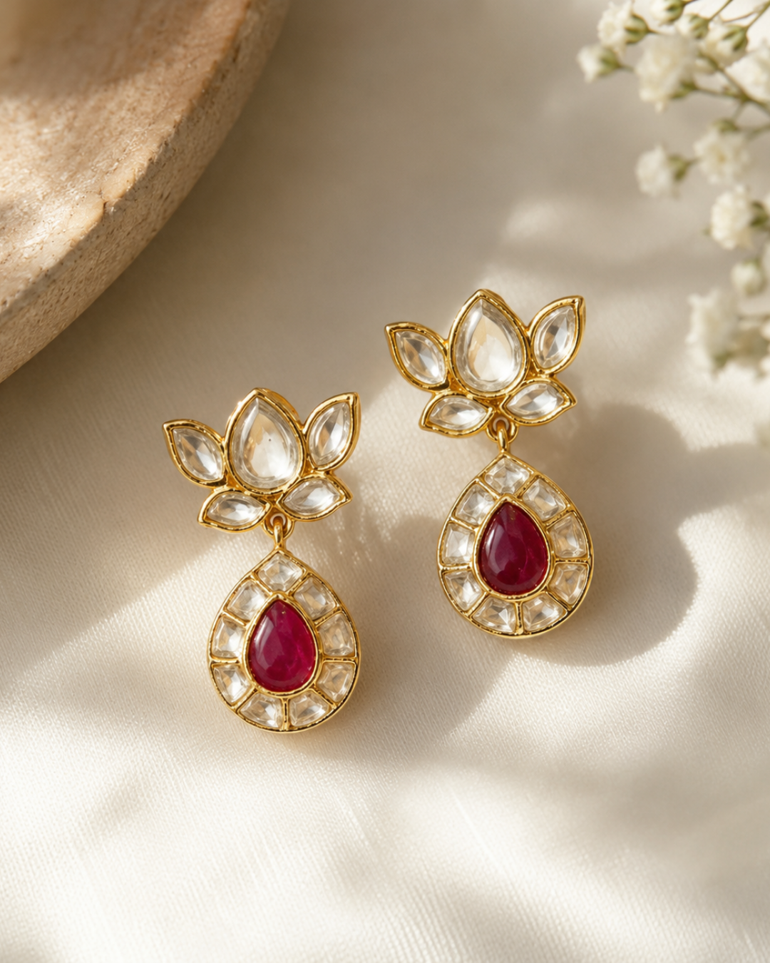 Padmaja Kundan Earrings