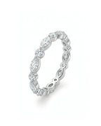 Marquise Round Eternity Ring