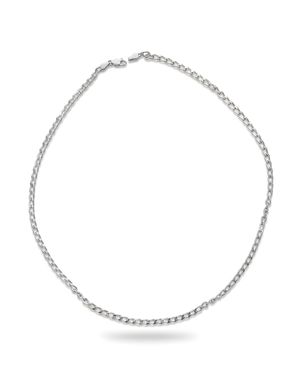 Silver Curb Chain