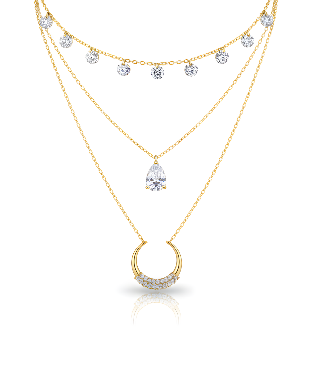 Moonlit Cascade Necklace