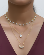 Moonlit Cascade Necklace