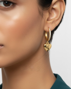 Heart Drop Hoops