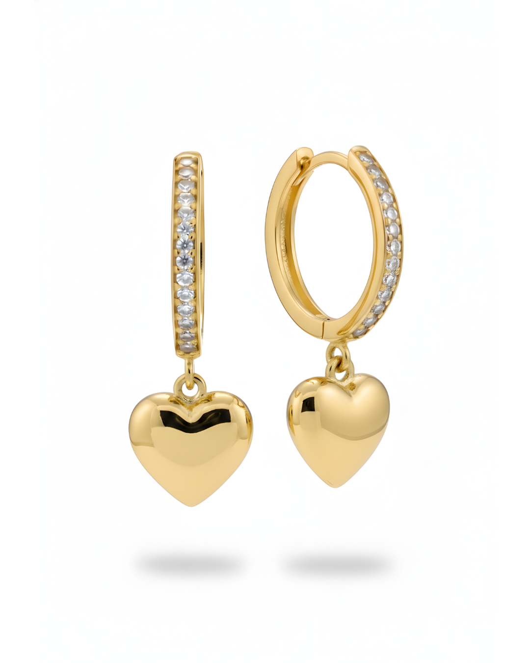 Heart Drop Hoops