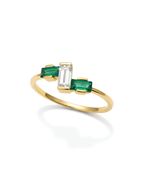 The Baguette Trio Ring