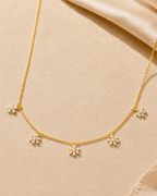 Flower Charm Necklace