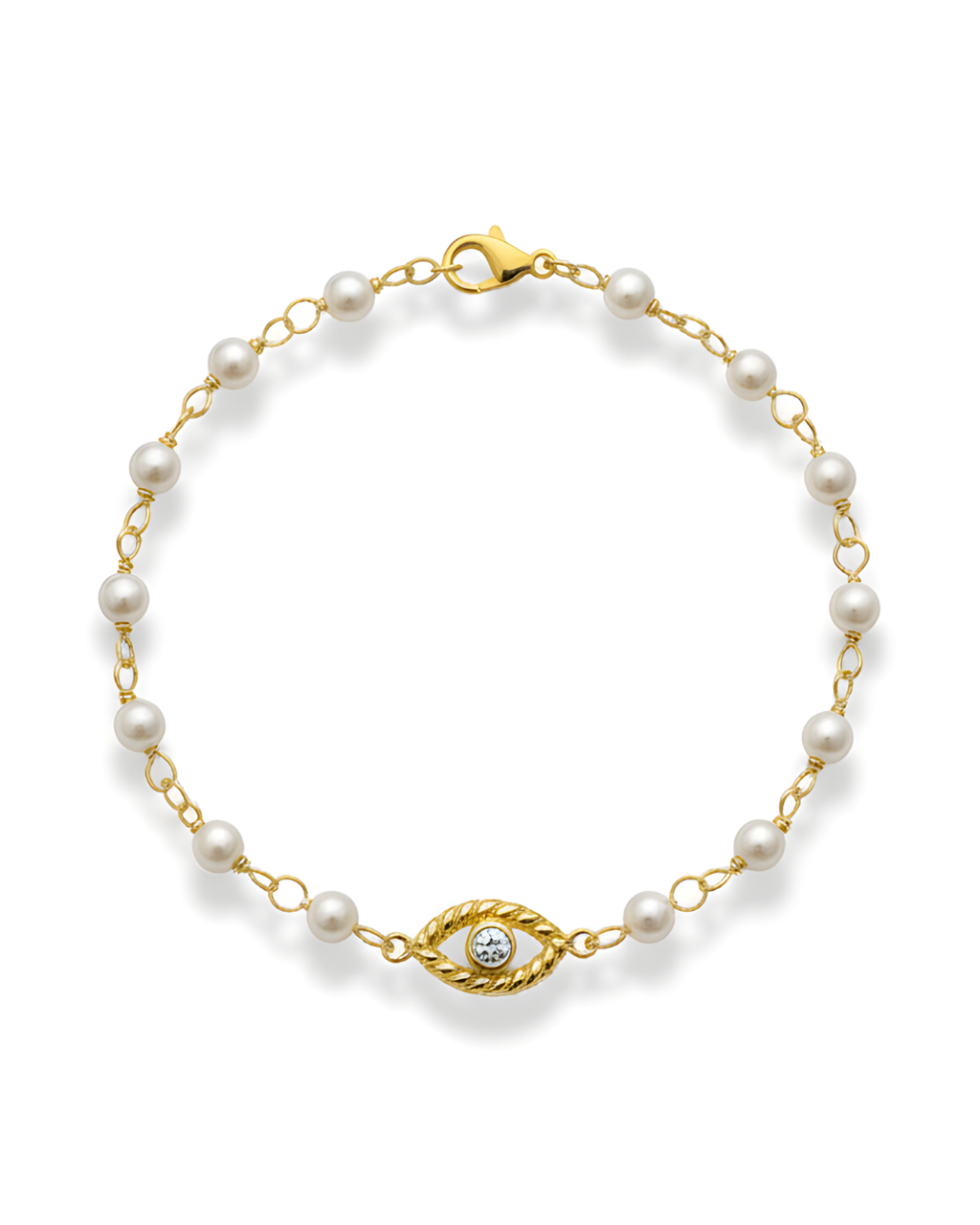Nazar Pearl Chain Bracelet
