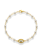 Nazar Pearl Chain Bracelet