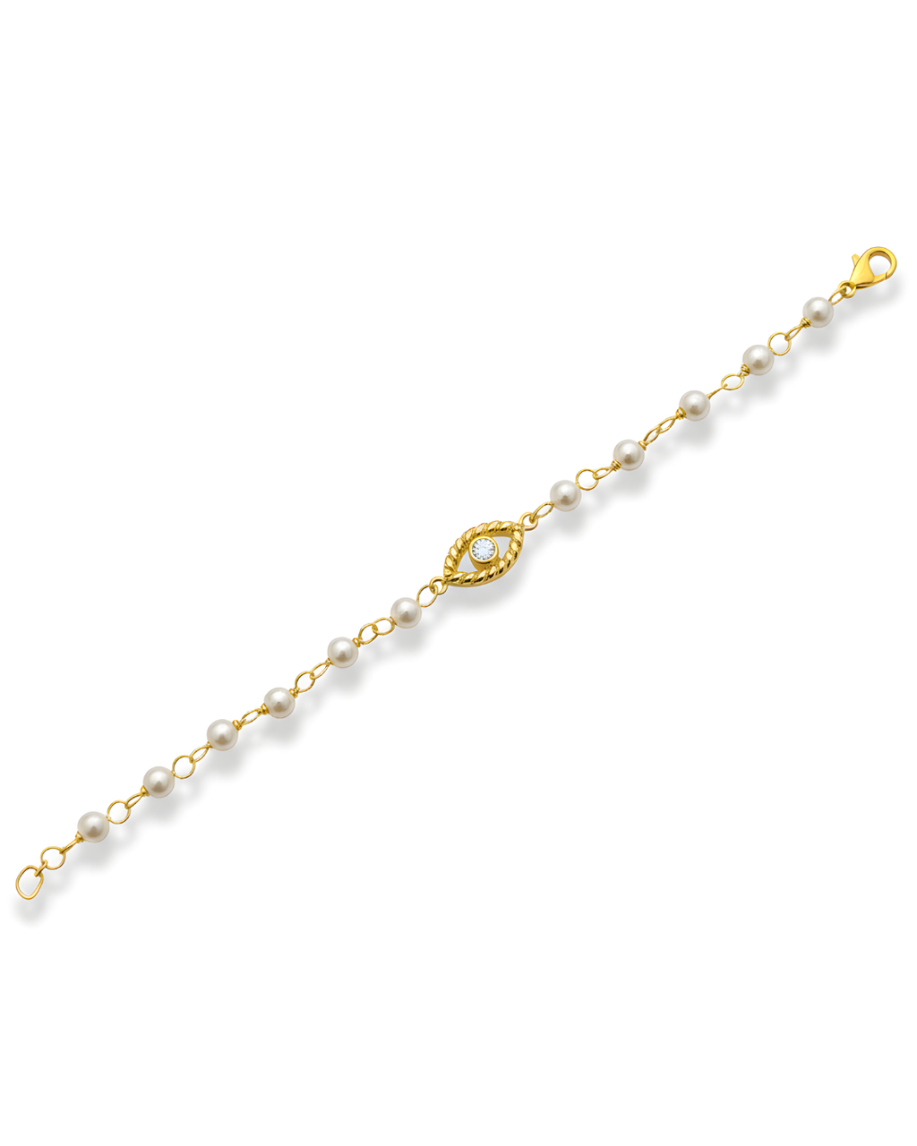 Nazar Pearl Chain Bracelet
