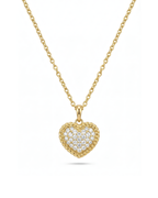 Dual-Tone Heart Necklace