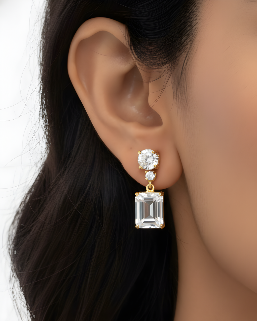 Emerald Drop Earrings