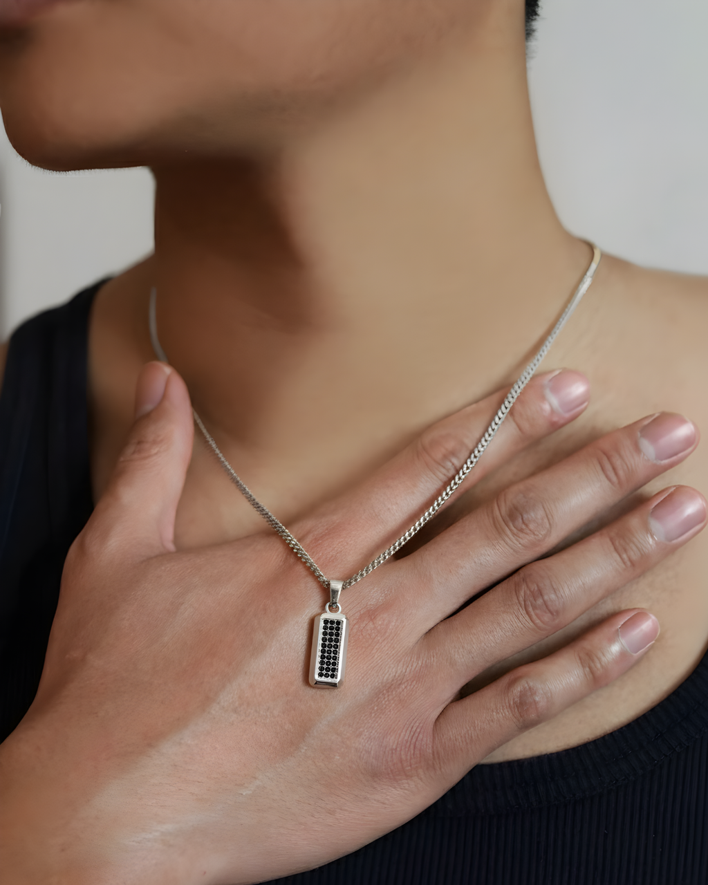 The Obsidian Pendant 925 Silver