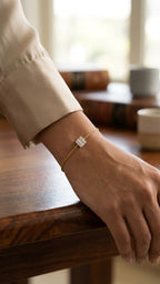 Square chain bracelet
