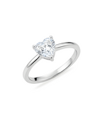 Heart-Shaped Solitaire Ring