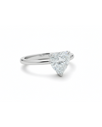 Heart-Shaped Solitaire Ring