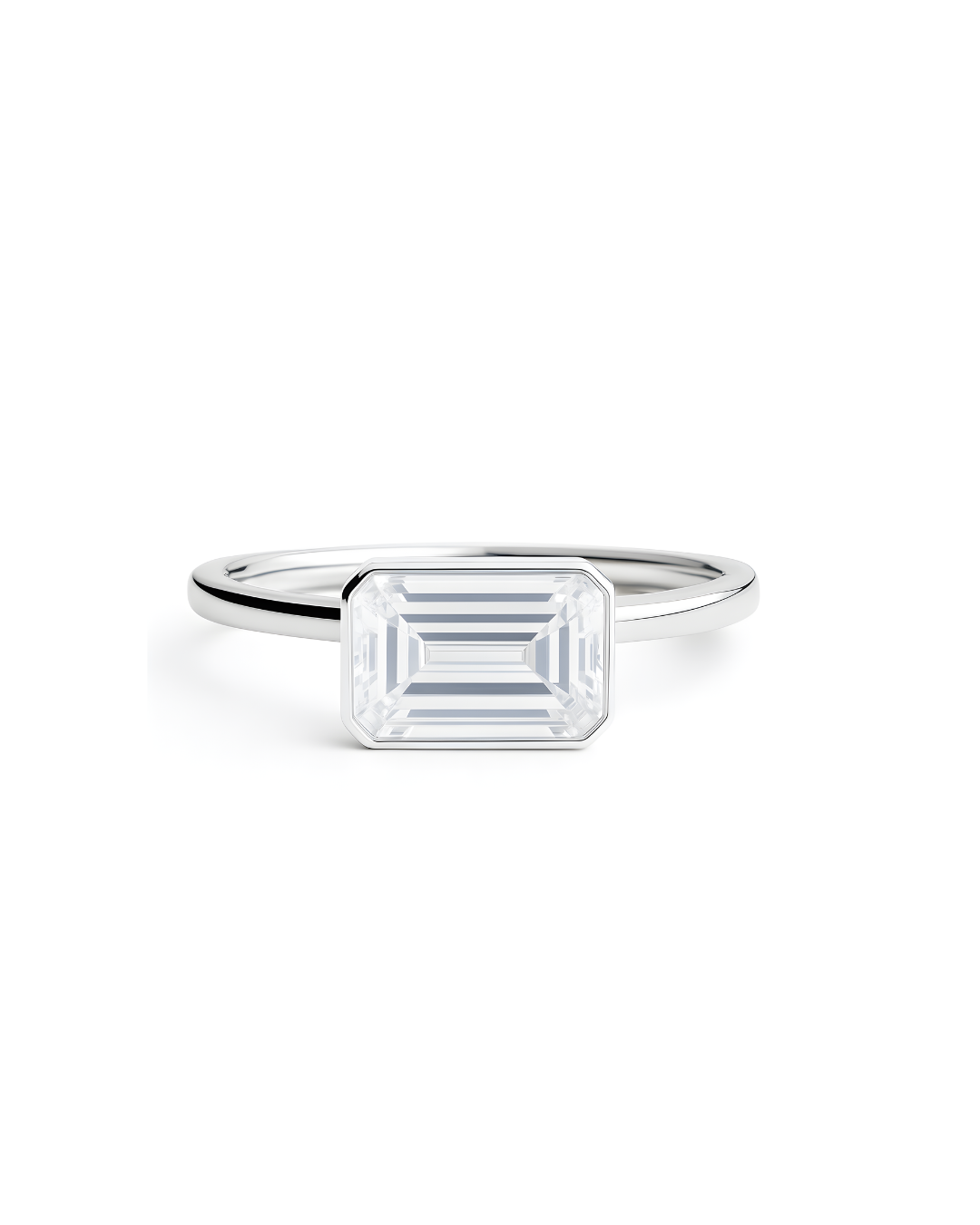 Aria Solitaire Bezel Ring