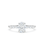 Oval Radiance Solitaire Ring