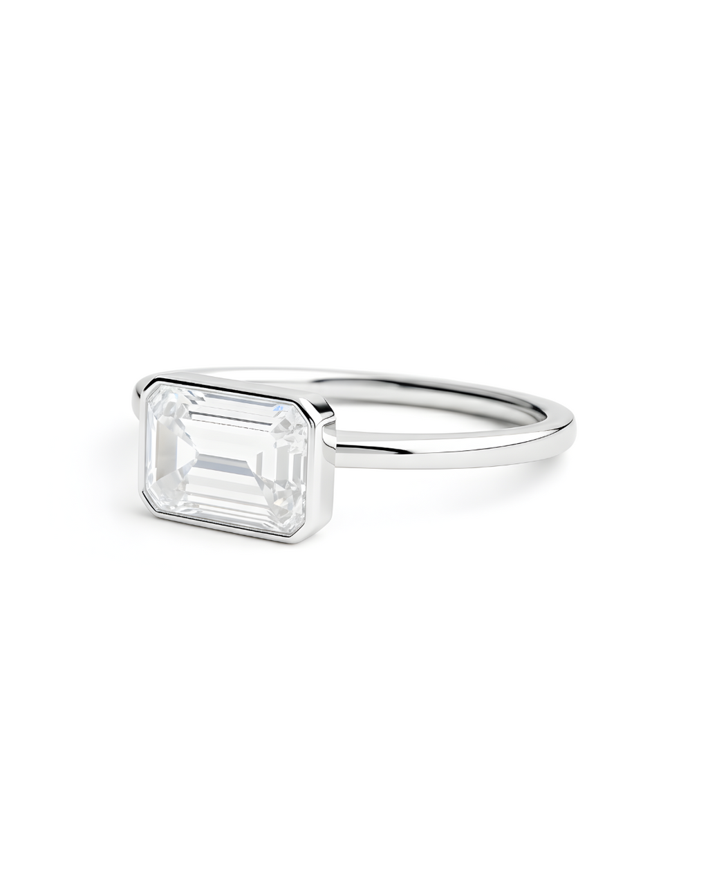 Aria Solitaire Bezel Ring