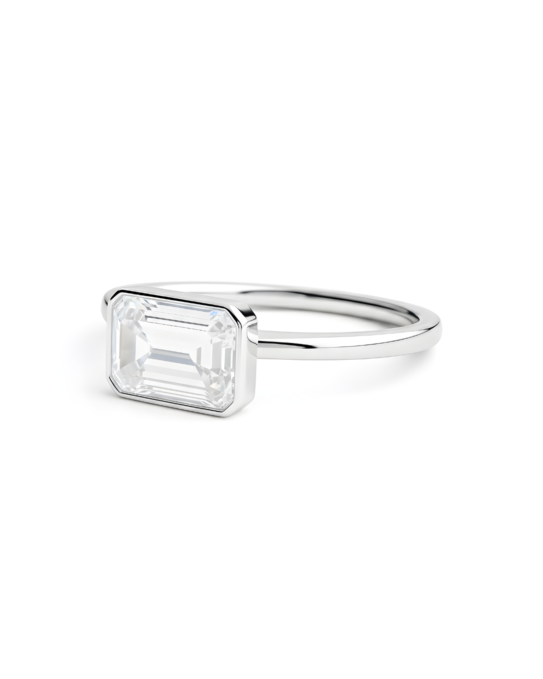 Aria Solitaire Bezel Ring