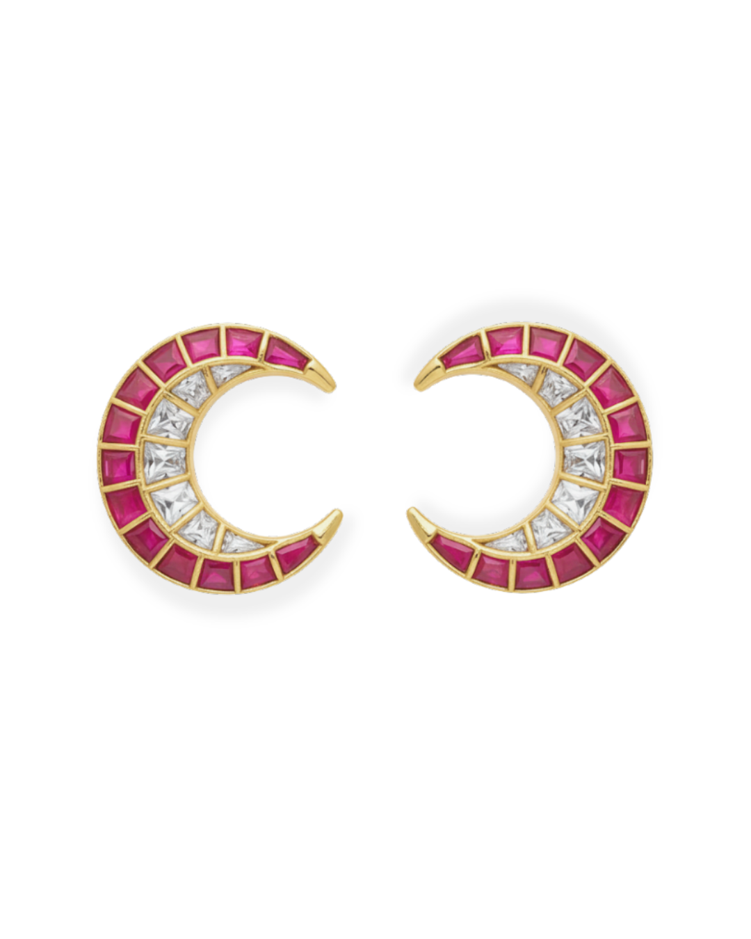 Gulabi Chandra Kundan Earrings