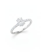 Oval Radiance Solitaire Ring