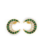 Chandra Verde Kundan Earrings