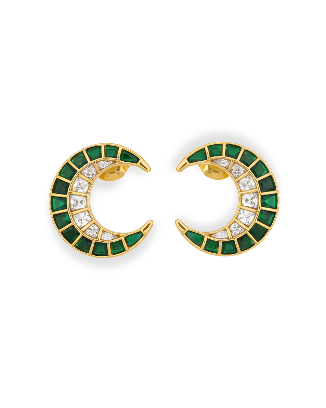 Chandra Verde Kundan Earrings