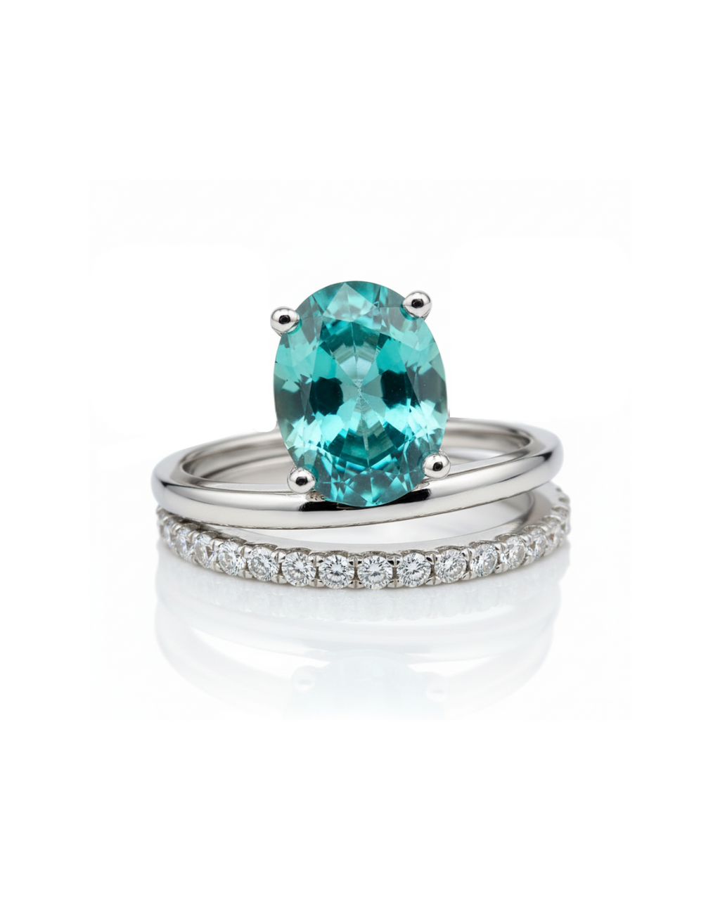The Aquamarine Solitaire Ring