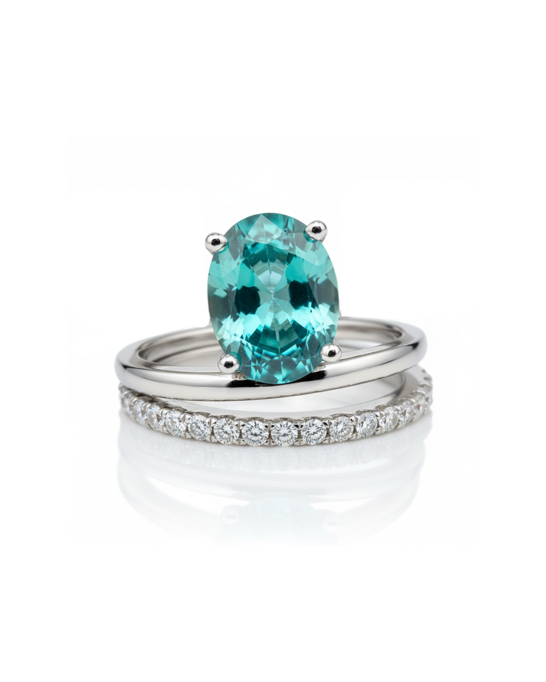 The Aquamarine Solitaire Ring