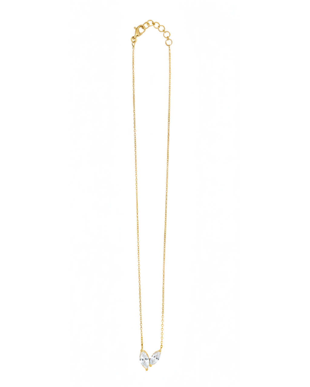 The Duo Marquise Necklace