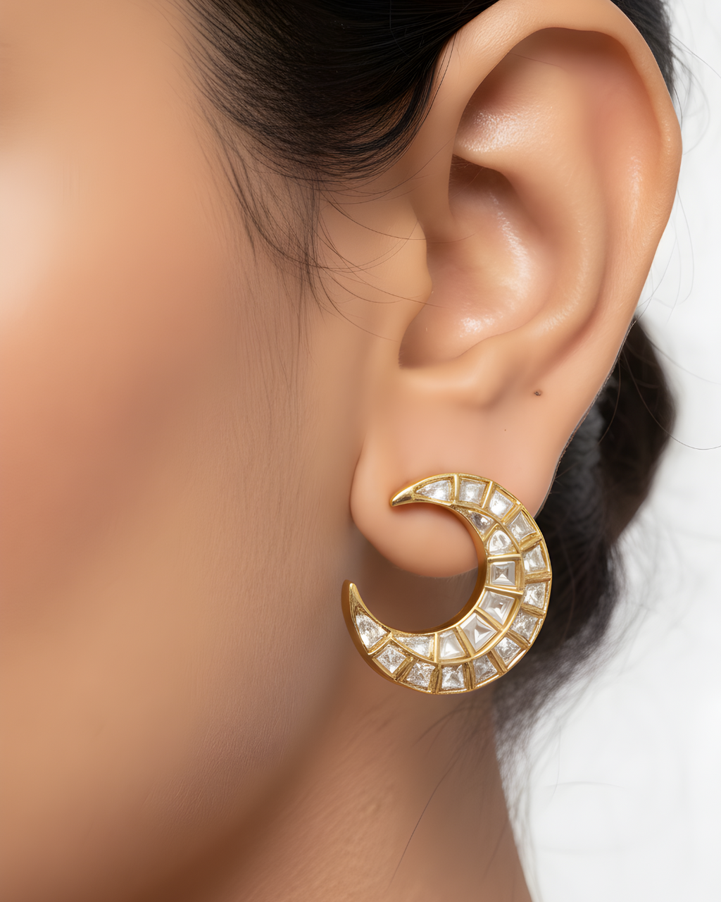 Chandra Kundan Earrings