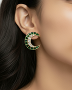Chandra Verde Kundan Earrings