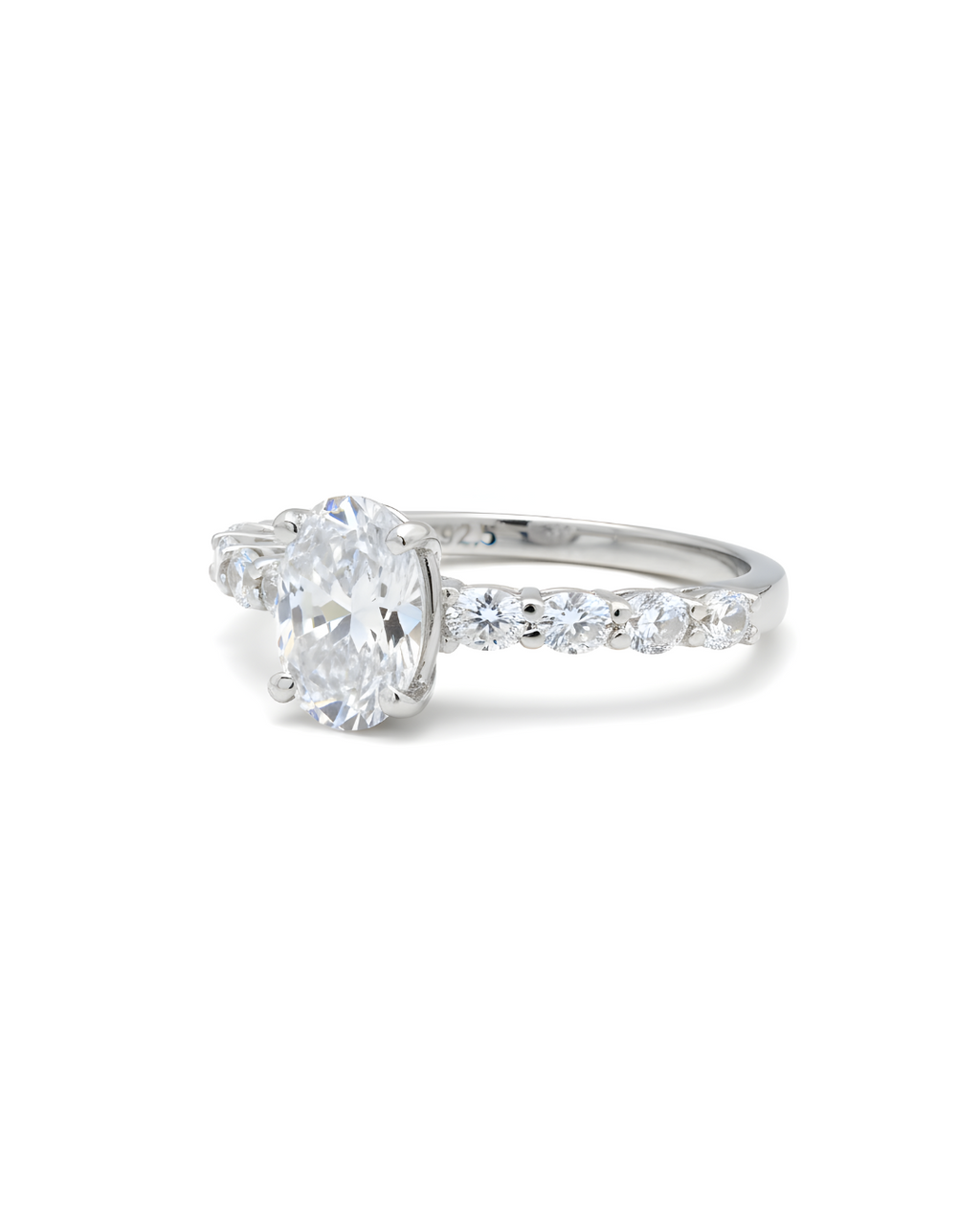 Oval Radiance Solitaire Ring