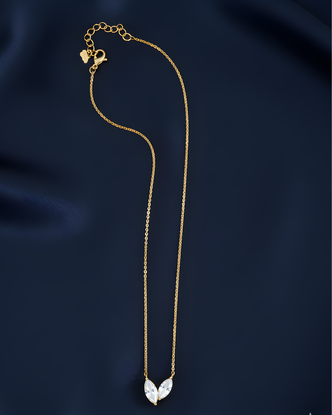The Duo Marquise Necklace