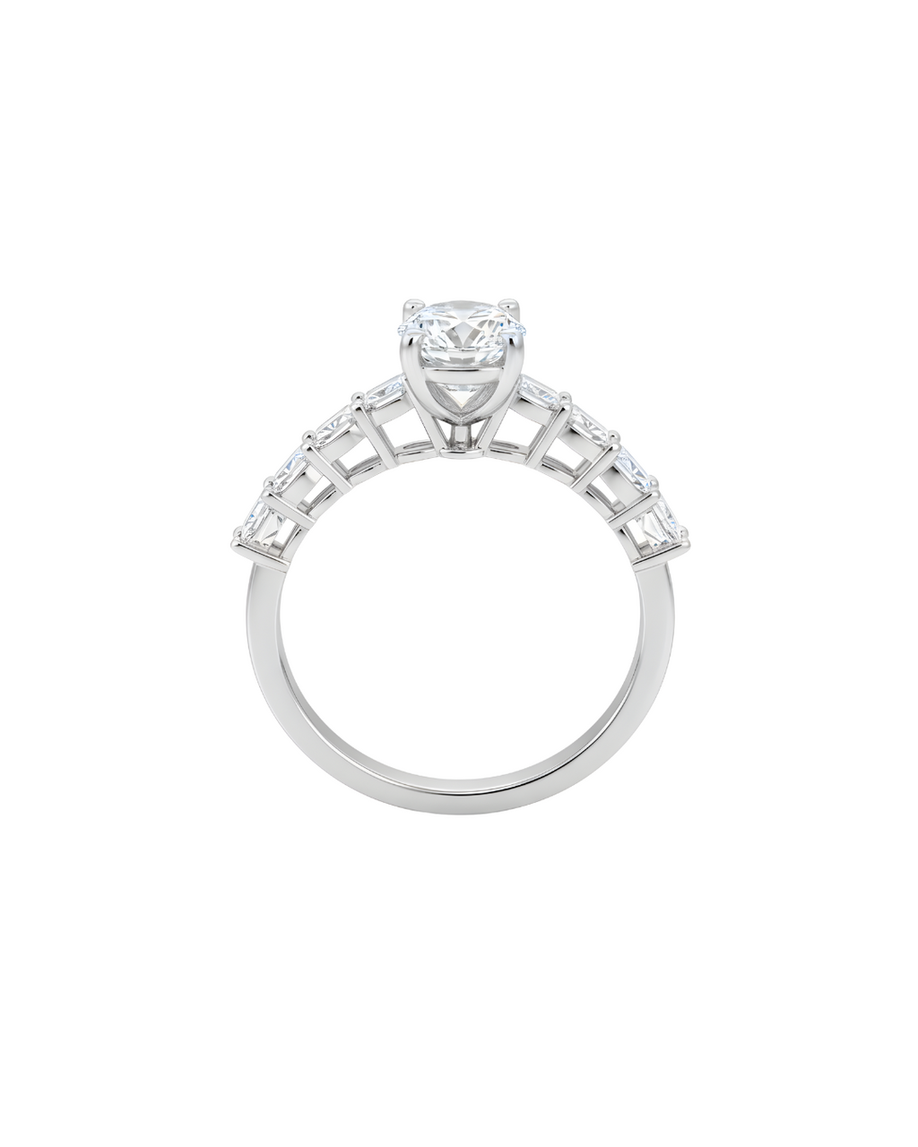 Oval Radiance Solitaire Ring