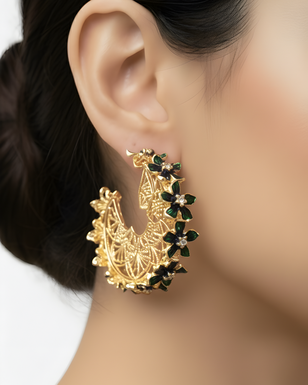 Florence Filigree Hoops