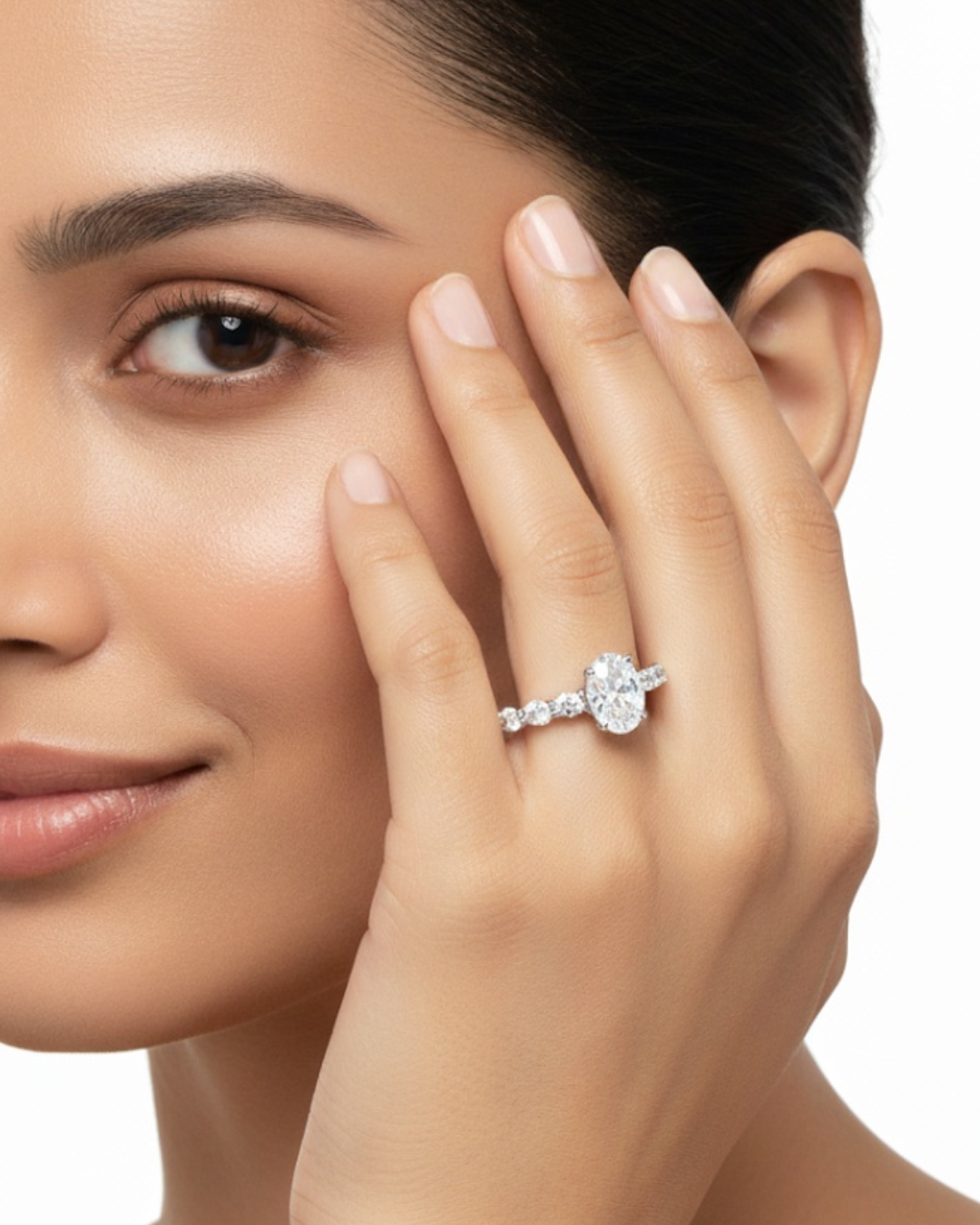 Oval Radiance Solitaire Ring