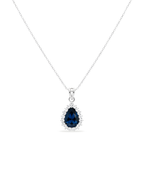 Royal Blue Pear Drop Pendant