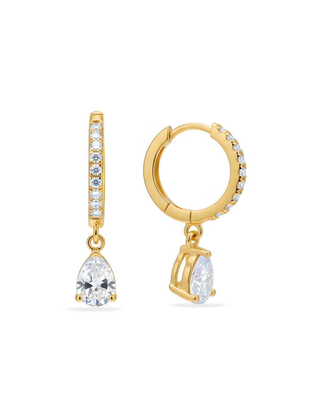 Pear Solitaire Drop Hoops