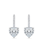Radiant Heart Drop Earrings