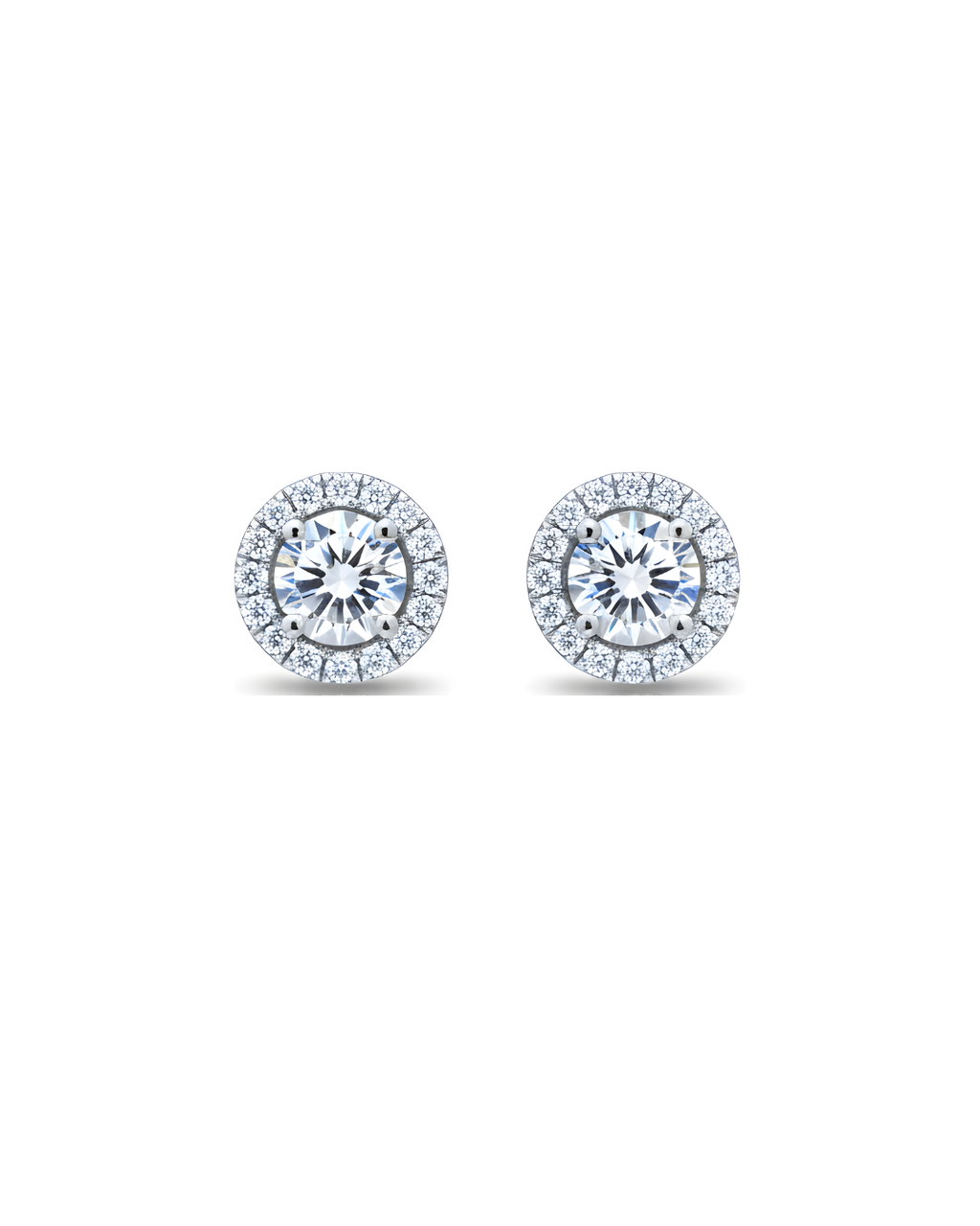 Classic Round Solitaire Detachable Studs