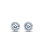 Classic Round Solitaire Detachable Studs