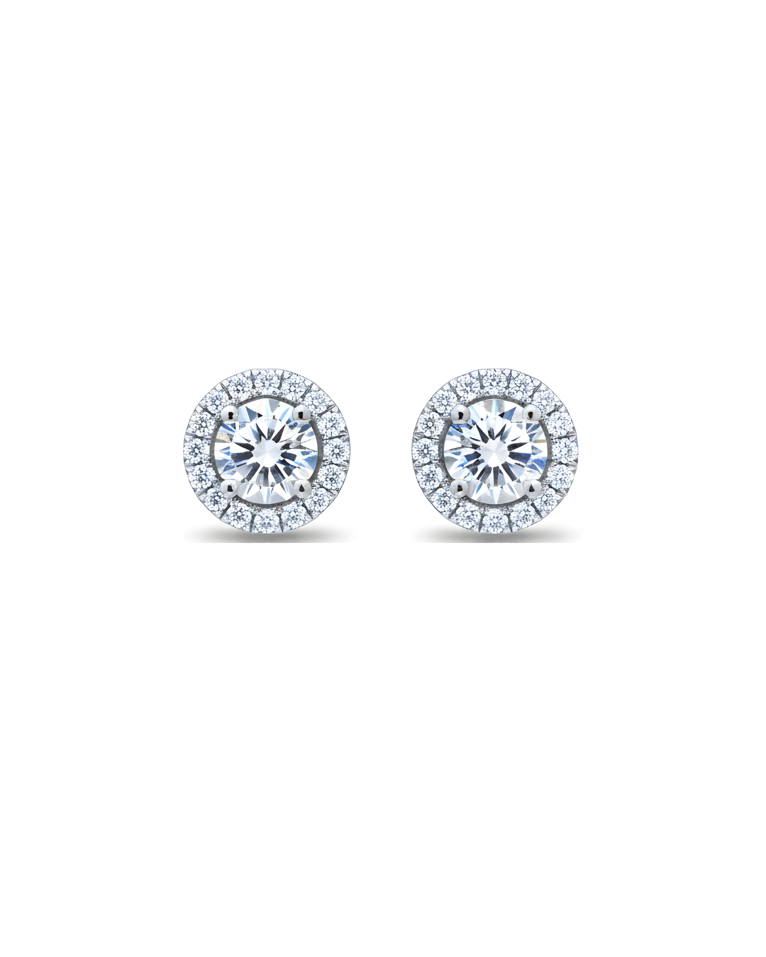 Classic Round Solitaire Detachable Studs