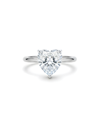 Classic Heart Solitaire Ring